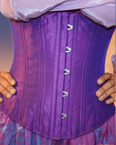 Antheia Victorian Puff Sleeve Overbust Corset Top – Violet Vixen