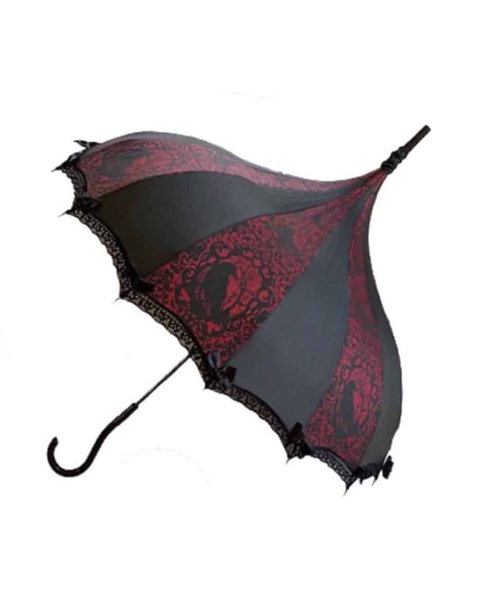 Burgundy Raven Parasol / Umbrella | 100% Brand New High Quality